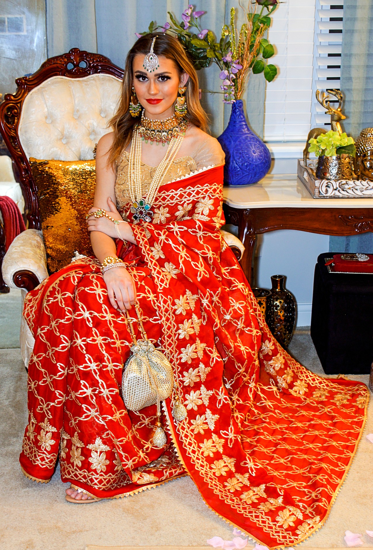 Potli bag with lehenga online